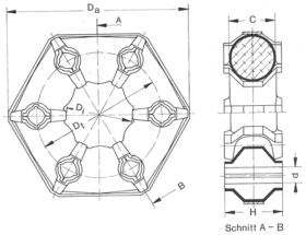 Giubo Coupling Replacement for 88262