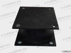 Roller Drum Antivibration Mount 120x110x60 4 Screw holes D11 centers 100x85