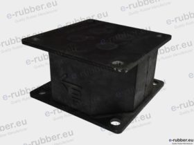 Roller Drum Antivibration Mount 180x180x100 4 Screw holes D16 centers 147x147