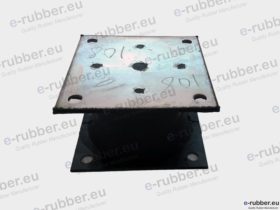 Roller Drum Antivibration Mount 240x240x142 4 Screw holes Ø19.5 centers 190x190